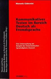Kommunikatives Testen im Bereich Deutsch als Fremdsprache - Cover