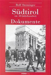 Südtirol im 20.Jahrhundert.Dokumente - Cover