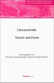 Literaturkritik. Theorie und Praxis