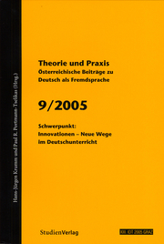 Theorie und Praxis - Österreichische Beiträge zu Deutsch als Fremdsprache 9,2005
