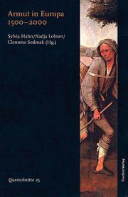 Armut in Europa 1500-2000 - Cover