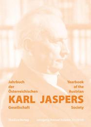 Jahrbuch der Österreichischen Karl-Jaspers-Gesellschaft /Yearbook of the Austrian Karl-Jaspers-Society / Jahrbuch der Österreichischen Karl-Jaspers-Gesellschaft 23/2010 - Cover