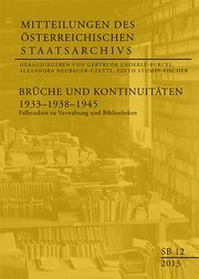 Brüche und Kontinuitäten 1933-1938-1945