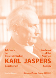 Jahrbuch der Österreichischen Karl-Jaspers-Gesellschaft Jahrgang 33 (2020)