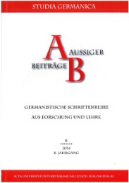 Begegnungen und Bewegungen: österreichische Literaturen