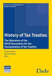 History of Tax Treaties