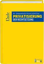 Privatisierung der Rechtsetzung - Cover