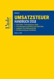 Umsatzsteuer-Handbuch 2018