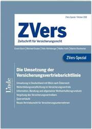 ZVers-Spezial Die Umsetzung der Versicherungsvertriebsrichtlinie