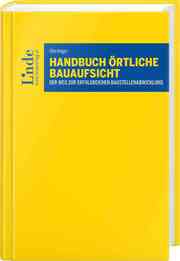 Handbuch Örtliche Bauaufsicht - Cover