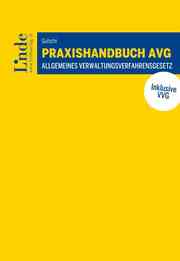 Praxishandbuch AVG I Allgemeines Verwaltungsverfahrensgesetz