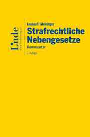 Leukauf/Steininger Strafrechtliche Nebengesetze - Cover