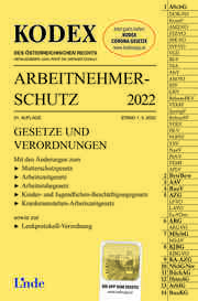 KODEX Arbeitnehmerschutz 2022 - Cover