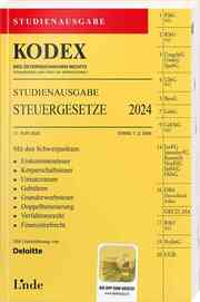 KODEX Studienausgabe Steuergesetze 2024