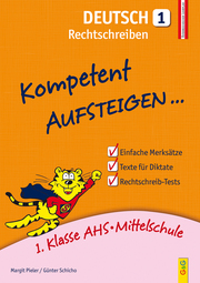 Kompetent Aufsteigen Deutsch 1 - Rechtschreiben - Cover