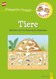 Österreich entdecken mit Teo und Tia - Tiere - Cover