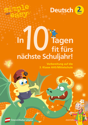 simple und easy In 10 Tagen fit fürs nächste Schuljahr! Deutsch 2 - Cover