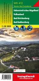 WK 412 Südoststeirisches Hügelland - Vulkanland - Bad Gleichenberg - Bad Radkersburg, Wanderkarte 1:50.000