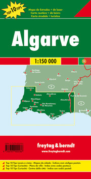 Algarve, Autokarte 1:150.000, Top 10 Tips - Abbildung 1