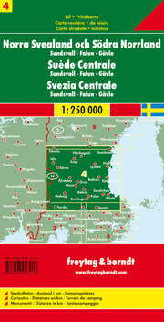Schweden Mitte - Sundsvall - Falun - Gävle, Autokarte 1:250.000 - Abbildung 1