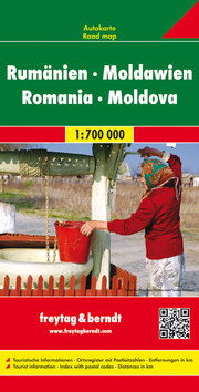 Rumänien - Moldawien, Autokarte 1:700.000