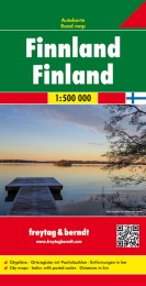 Finnland, Autokarte 1:500.000, freytag & berndt
