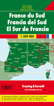 Frankreich Süd, Straßenkarte 1:500.000, freytag & berndt - Abbildung 2