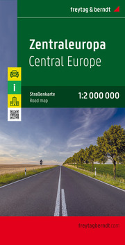 Zentraleuropa, Straßenkarte 1:2 Mio.