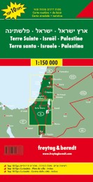 Heiliges Land - Israel - Palästina, Autokarte 1:150.000, Top 10 Tips - Abbildung 1