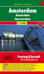 Amsterdam, Stadtplan 1:10.000, City Pocket + The Big Five