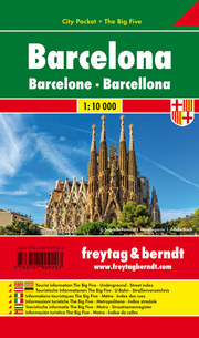 Barcelona, Stadtplan 1:10 000, City Pocket + The Big Five