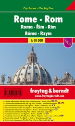 Rom, Stadtplan 1:10.000, City Pocket + The Big Five