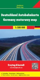 Deutschland, Autobahnkarte 1:500.000