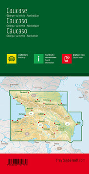 Kaukasus, Straßenkarte 1:700.000, freytag & berndt - Abbildung 3