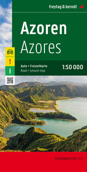 Azoren, Auto- und Freizeitkarte 1:50.000, freytag & berndt