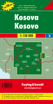 Kosovo, Autokarte 1:150.000, Top 10 Tips - Abbildung 3
