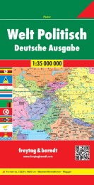 Welt Politisch, Weltkarte 1:35.000.000, Deutsche Ausgabe