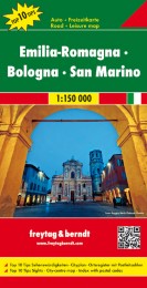 Emilia-Romagna - Bologna - San Marino, Autokarte 1:150.000, Top 10 Tips