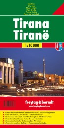 Tirana, Stadtplan 1:10.000