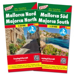 Mallorca Nord und Süd, Set, Autokarten 1:50.000