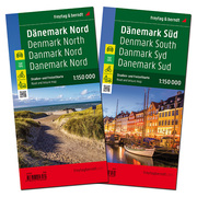 Dänemark, Straßenkarten-Set 1:150.000, freytag & berndt