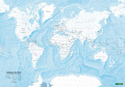 Weltkarte zum Ausmalen, Entdecke die Welt, Poster 1:40 Mio., Metallbestäbt in Rolle