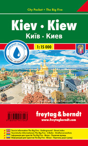 Kiew, Stadtplan 1:15.000, City Pocket + The Big Five - Cover