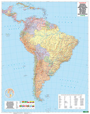 Südamerika, Kontinentkarte 1:8 Mio.
