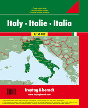 Italien, Großer Autoatlas 1:150.000 - Abbildung 1