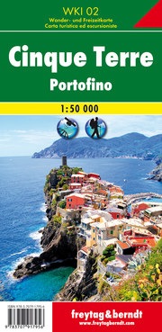 Cinque Terre - Portofino, Wanderkarte 1:50.000, WKI 02