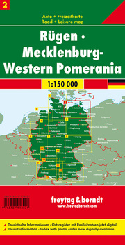 Rügen - Mecklenburg-Vorpmmern, Autokarte 1:150.000, Blatt 2