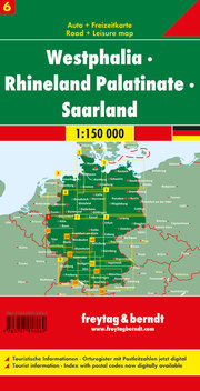 Westfalen - Rheinland Pfalz - Saarland, Autokarte 1:150.000, Blatt 6
