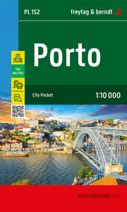 Porto, Stadtplan 1:15.000, freytag & berndt - Cover