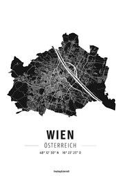 Wien, Designposter, Hochglanz-Fotopapier